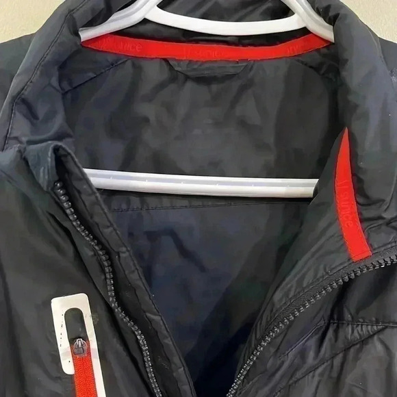 [XL] Sunice Franz 3M  Thermal Featherless Insulated Stretch Jacket Black/Red - Picture 4 of 13